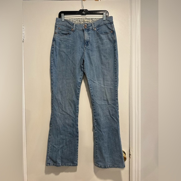 Lee Women Sz:12M Natural Bootcut Y2K Jean Just Below The Waist Denim Stretch - Picture 1 of 14